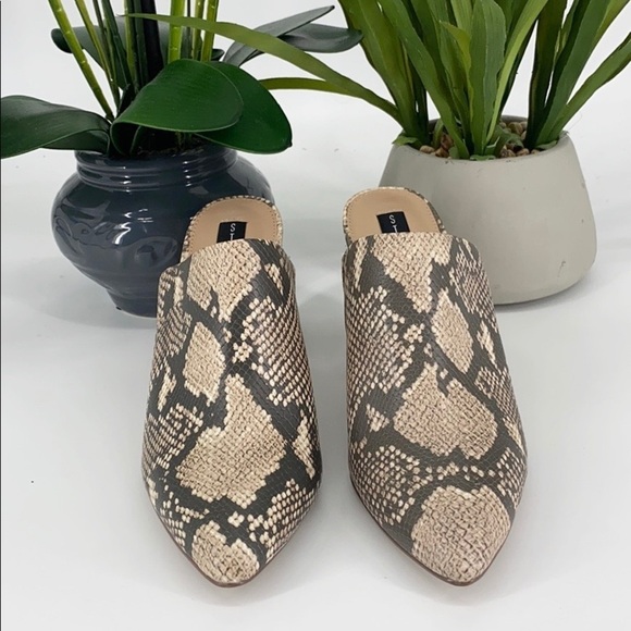 Steven By Steve Madden Snake Print Heels - Picture 4 of 7